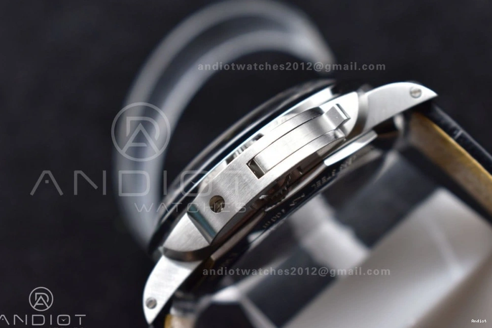 A6497 Edition H 1:1 Superlumed on Y-Incabloc XF Leather PAM217 Dial with Best Black Strap 0113